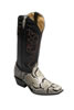 Ferrini� Ladies Python D Toe Western Boots - Natural